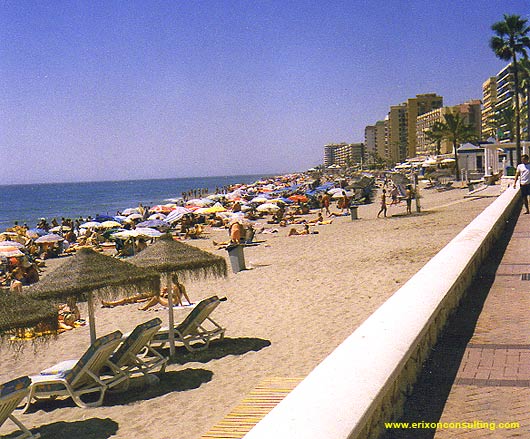 The beach in Fuengirola