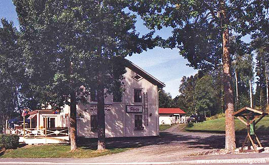 The hotel and restaurant